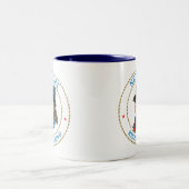 Neuseeland Zweifarbige Tasse (Mittel)