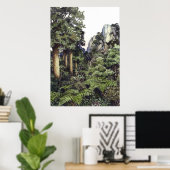 Neuseelandbäume u. -felsen, durch Lynda Vugler Poster (Heimbüro)