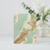 Neuseeländische Atlantikkarte Postkarte (Stehend Vorderseite)