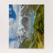 Neuseeländische Berge Landschaftlich Jigsaw Puzzle (Vertikal)