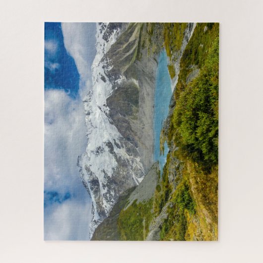 Neuseeländische Berge Landschaftlich Jigsaw Puzzle (Vertikal)