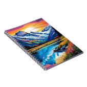 Neuseeländische Berge | Notebook-Journal Notizblock (Rechte Seite)