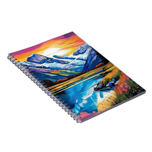 Neuseeländische Berge | Notebook-Journal Notizblock (Rechte Seite)