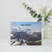 Neuseeländische Berge Postkarte (Stehend Vorderseite)