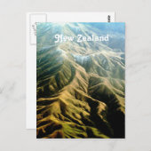 Neuseeländische Berge Postkarte (Vorne/Hinten)