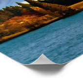Neuseeländische Berglandschaft Poster (Ecke)