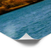 Neuseeländische Berglandschaft Poster (Ecke)