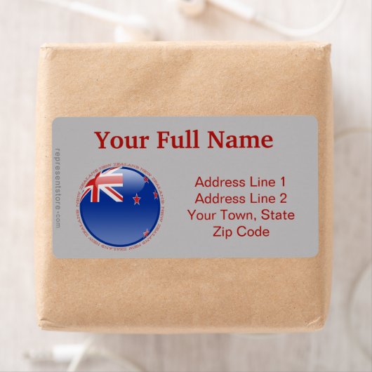 Neuseeländische Blasen-Flagge (Insitu)