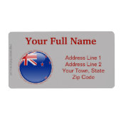 Neuseeländische Blasen-Flagge (Vorne)