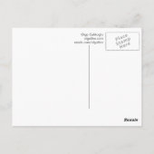 Neuseeländische Collage Postkarte (Rückseite)