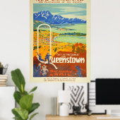 Neuseeländische Eisenbahn Poster (Heimbüro)