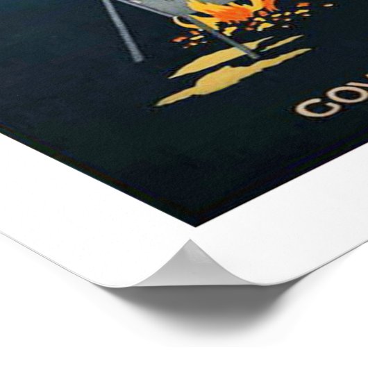 Neuseeländische Feste, Vintage-Reiseplakat Poster (Ecke)