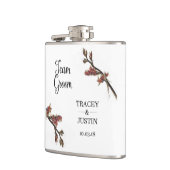 Neuseeländische Flachs-Blume-Hip-Flasche Flachmann (Links)