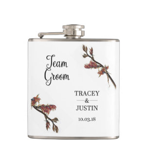 Neuseeländische Flachs-Blume-Hip-Flasche Flachmann