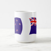 Neuseeländische Flag-Tasse Kaffeetasse (Mittel)