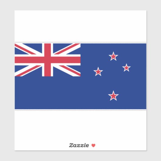 Neuseeländische Flagge Aufkleber (Blatt)