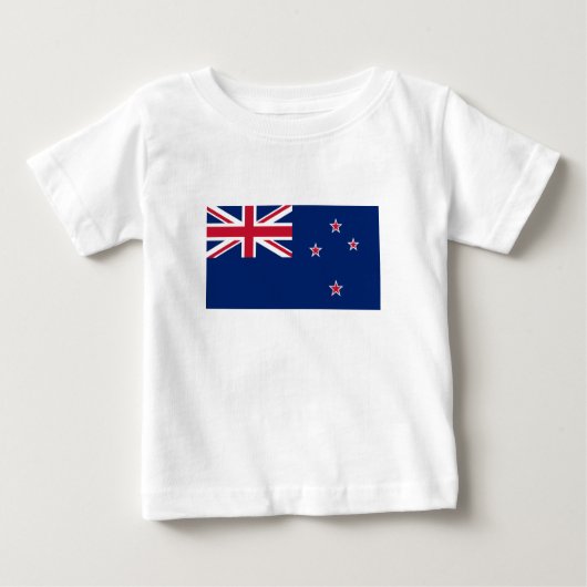 Neuseeländische Flagge Baby T-shirt (Vorderseite)