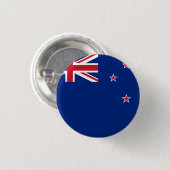 Neuseeländische Flagge Button (Vorne & Hinten)