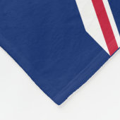 Neuseeländische Flagge Fleecedecke (Ecke)