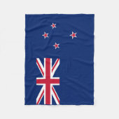 Neuseeländische Flagge Fleecedecke (Vorderseite)
