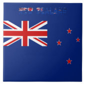 Neuseeländische Flagge Fliese (Vorderseite)