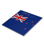 Neuseeländische Flagge Fliese (Seite)