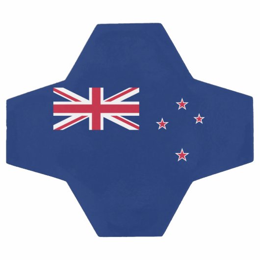 Neuseeländische Flagge Fußball (Flach)