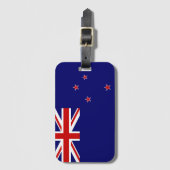 Neuseeländische Flagge Gepäckanhänger (Vorderseite Vertikal)