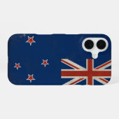 Neuseeländische Flagge iPhone 16 Hülle (Rückseite (Horizontal))
