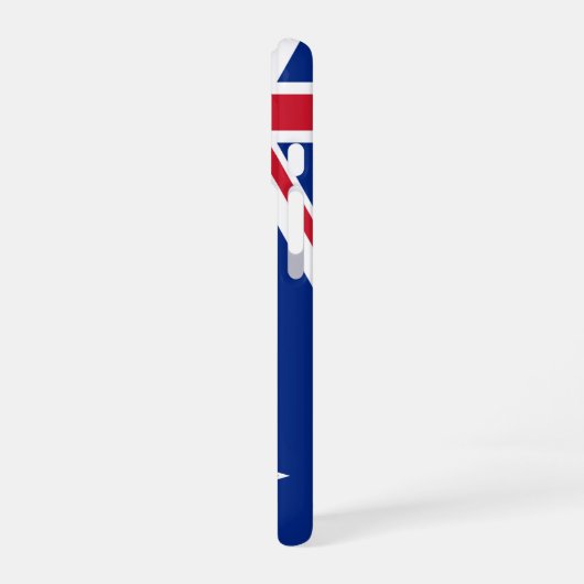 Neuseeländische Flagge iPhone 16 Hülle (Linke Seite)