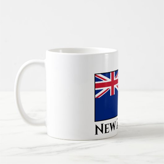 Neuseeländische Flagge Kaffeetasse (Links)