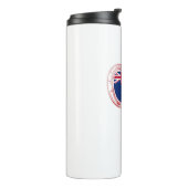 Neuseeländische Flagge Kletterer Carabiner Thermosbecher (Nach links gedreht)