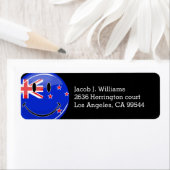 Neuseeländische Flagge lächeln (Insitu)