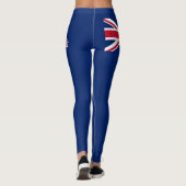 Neuseeländische Flagge Leggings (Rückseite)