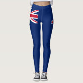 Neuseeländische Flagge Leggings (Vorderseite)