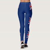 Neuseeländische Flagge Leggings (Rückseite)