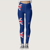 Neuseeländische Flagge Leggings (Vorderseite)