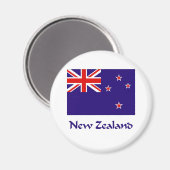 Neuseeländische Flagge Magnet (Vorderseite/Rückseite)