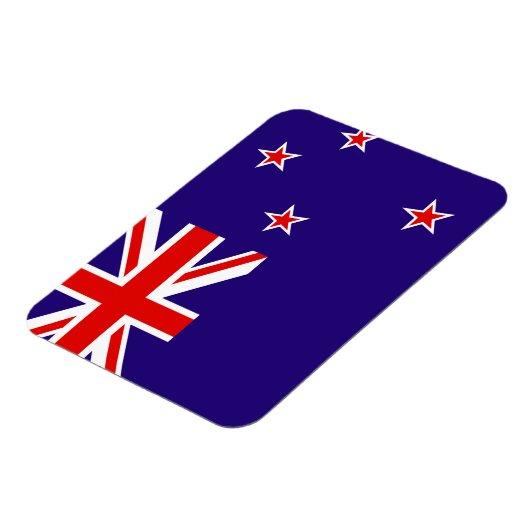 Neuseeländische Flagge Magnet (Linke Seite)
