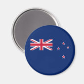 Neuseeländische Flagge Magnet (Vorderseite/Rückseite)