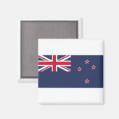 Neuseeländische Flagge Magnet (Vorderseite/Rückseite)