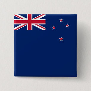 Neuseeländische Flagge (NZ) Button