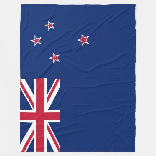 Neuseeländische Flagge (NZ) Fleecedecke (Vorderseite)