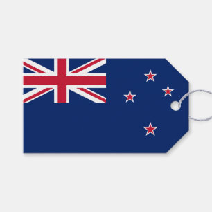 Neuseeländische Flagge (NZ) Geschenkanhänger