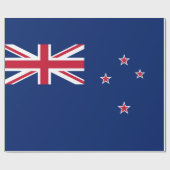 Neuseeländische Flagge (NZ) Geschenkpapier (Flach)