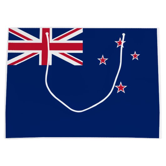 Neuseeländische Flagge (NZ) Große Geschenktüte (Vorderseite)