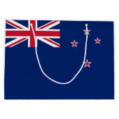 Neuseeländische Flagge (NZ) Große Geschenktüte (Rückseite)