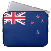 Neuseeländische Flagge (NZ) Laptopschutzhülle (Vorderseite)