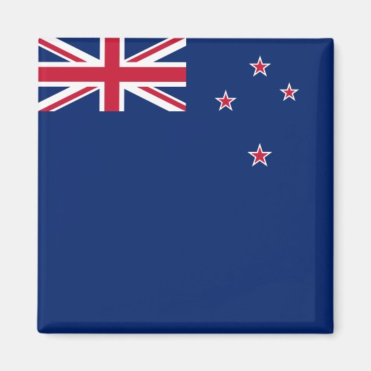Neuseeländische Flagge (NZ) Magnet (Vorne)