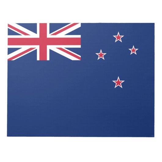 Neuseeländische Flagge (NZ) Notizblock (Vorderseite)